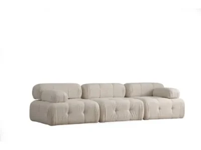 Detail produktu Trojmiestna pohovka Doblo 3 Seater ( L1-O1-1R) - Cream Bouclette