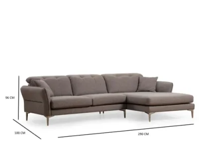 Detail produktu Rohová sedacia súprava / Rohová pohovka Costor Corner Right Grey