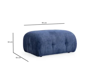 Detail produktu Rohová sedacia súprava / Rohová pohovka Petite 3 - Night Blue