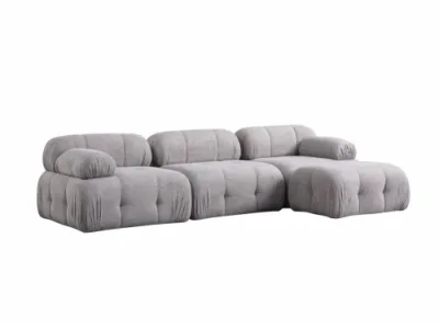 Detail produktu Rohová sedacia súprava / Rohová pohovka Petite 3 - Light Grey