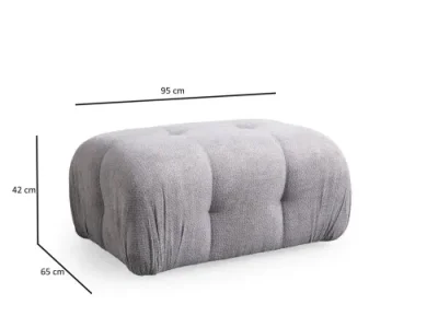 Detail produktu Rohová sedacia súprava / Rohová pohovka Petite 3 - Light Grey