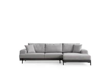 Detail produktu Rohová sedacia súprava / Rohová pohovka Eti Black Right - Grey