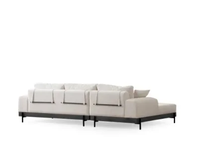 Detail produktu Rohová sedacia súprava / Rohová pohovka Eti Black Left - White