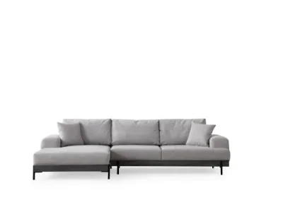 Detail produktu Rohová sedacia súprava / Rohová pohovka Eti Black Left - Grey