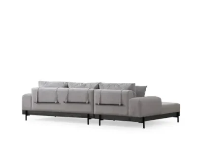 Detail produktu Rohová sedacia súprava / Rohová pohovka Eti Black Left - Grey