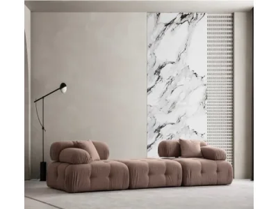 Trojmiestna pohovka Doblo 3 Seater ( L1-Pouffe-1R) - Cappucino