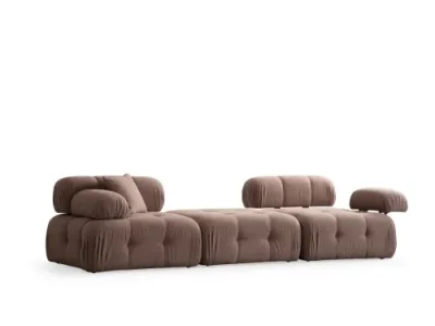 Detail produktu Trojmiestna pohovka Doblo 3 Seater ( L1-Pouffe-1R) - Cappucino