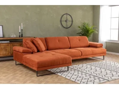 Detail produktu Rohová sedacia súprava / Rohová pohovka Mustang Large Left - Orange