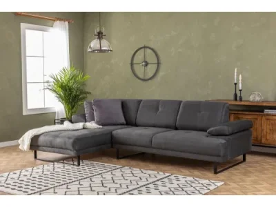 Rohová sedacia súprava / Rohová pohovka Mustang Large Left - Anthracite