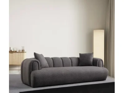 Detail produktu Trojmiestna pohovka Puffy 3 Plain - Anthracite