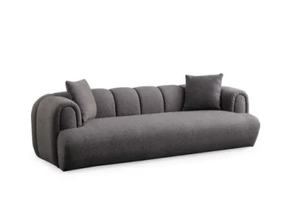 Trojmiestna pohovka Puffy 3 Plain - Anthracite