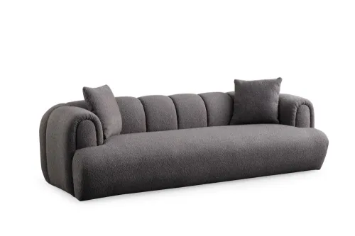 Trojmiestna pohovka Puffy 3 Plain - Anthracite
