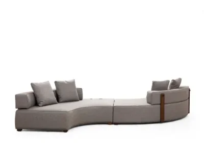 Detail produktu Rohová sedacia súprava / Rohová pohovka Gondol-5 (CHL-SAĞ-CHL-SAĞ) - Grey