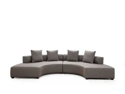 Rohová sedacia súprava / Rohová pohovka Gondol-2 (CHL-SOL-CHL-SAĞ) - Grey