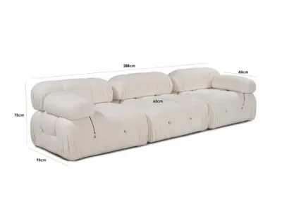 Detail produktu Trojmiestna pohovka Bubble 3 Seater ( L1-O1-1R) V2 - Bouclette