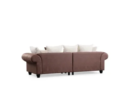 Detail produktu Trojmiestna pohovka Fresno 3 - Brown, White