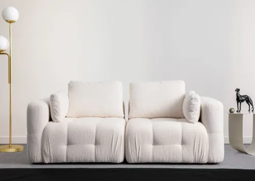 Dvojmiestna pohovka Amaris 2 Seater -White