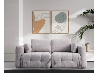 Dvojmiestna pohovka Amaris 2 Seater - Light Grey