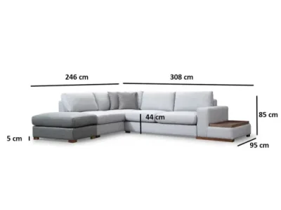 Detail produktu Rohová sedacia súprava / Rohová pohovka Loop 3