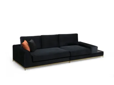 Detail produktu Štvormiestna pohovka Line With Side Table - Black