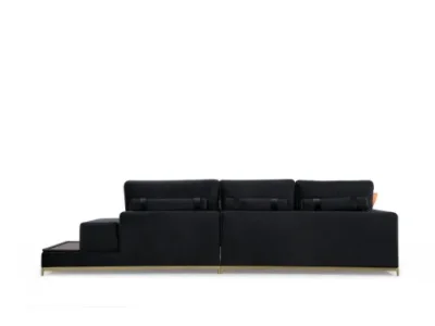 Detail produktu Štvormiestna pohovka Line With Side Table - Black