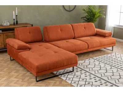 Rohová sedacia súprava / Rohová pohovka Mustang Small Left - Orange