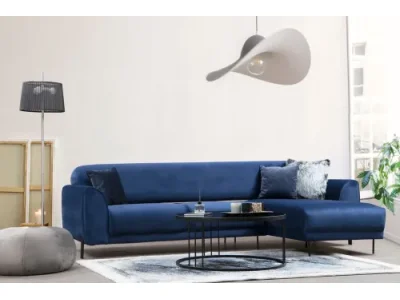 Rohová rozkladacia pohovka Image Corner Right ( L3-Chl ) - Navy Blue