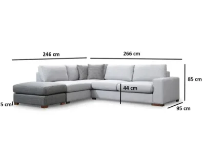 Detail produktu Rohová sedacia súprava / Rohová pohovka Loop 1