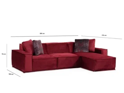 Detail produktu Rohová sedacia súprava / Rohová pohovka Lego Corner 9 ( L1-O1-Chl)