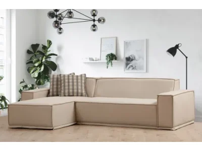 Rohová sedacia súprava / Rohová pohovka Lego Corner (Chl-2R) - Cream