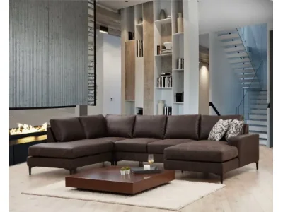 Detail produktu Rohová sedacia súprava / Rohová pohovka Porto Corner (EOT-C-02-CHL) - Brown