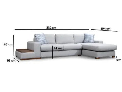 Detail produktu Rohová sedacia súprava / Rohová pohovka Loop 15