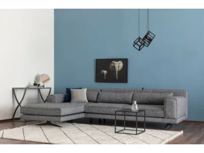 Rohová sedacia súprava / Rohová pohovka Jivago Corner Left (Chl-2R) - Grey