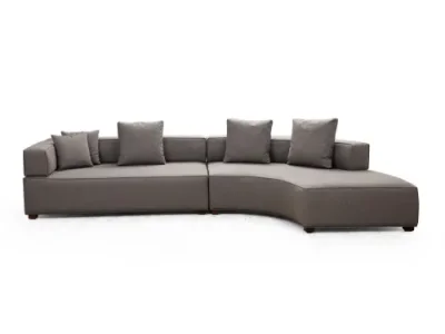 Detail produktu Rohová sedacia súprava / Rohová pohovka Gondol-1 (L3-CHL) - Grey