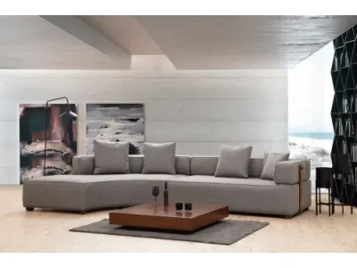 Rohová sedacia súprava / Rohová pohovka Gondol-1 (CHL-3R) - Grey