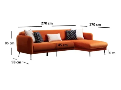 Detail produktu Rohová rozkladacia pohovka Sevilla Corner Right (L3+Chl)