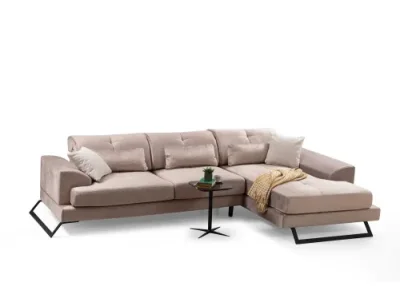 Rohová sedacia súprava / Rohová pohovka Frido Corner Right (L3+Chl) - Beige