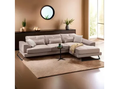 Detail produktu Rohová sedacia súprava / Rohová pohovka Frido Corner Right (L3+Chl) - Beige