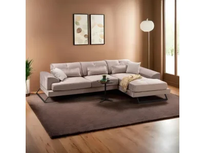 Detail produktu Rohová sedacia súprava / Rohová pohovka Frido Corner Right (L3+Chl) - Beige