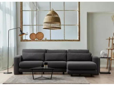 Rohová sedacia súprava / Rohová pohovka Lily Corner Right Grey