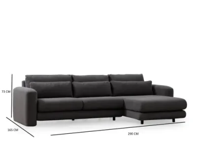 Detail produktu Rohová sedacia súprava / Rohová pohovka Lily Corner Right Grey