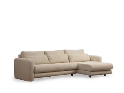 Rohová sedacia súprava / Rohová pohovka Lily Corner Right Beige