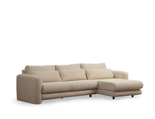 Rohová sedacia súprava / Rohová pohovka Lily Corner Right Beige