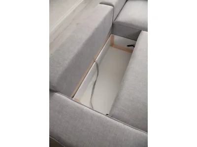 Detail produktu Rohová rozkladacia pohovka Pırlo Corner Right - Light Grey