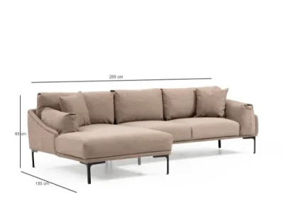 Detail produktu Rohová sedacia súprava / Rohová pohovka Leo Corner Left - Mocha