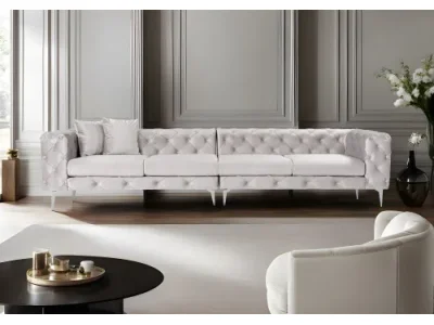 Štvormiestna pohovka Como - Light Grey