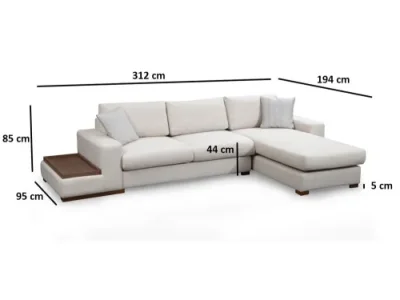 Detail produktu Rohová sedacia súprava / Rohová pohovka Loop 19