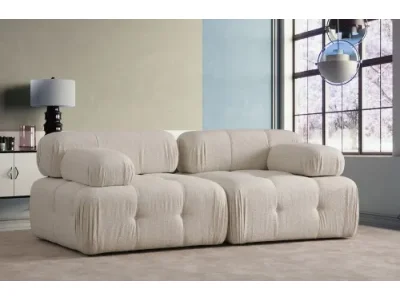 Dvojmiestna pohovka Doblo 2 Seater ( L1-1R) Cream Bouclette