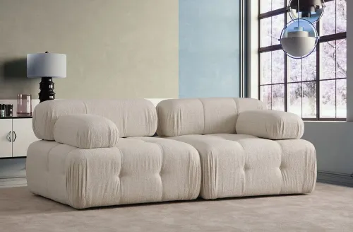 Dvojmiestna pohovka Doblo 2 Seater ( L1-1R) Cream Bouclette