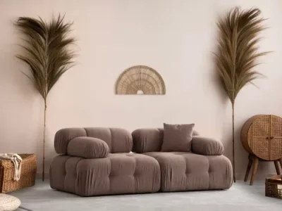 Dvojmiestna pohovka Doblo 2 Seater ( L1-1R) - Cappuccino